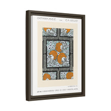 Patrón de pochoir de flores en estilo oriental Art Nouveau. Original de nuestra propia edición de 1914 de Samarkande.