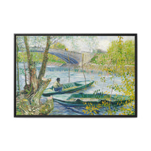 Fishing in Spring, the Pont de Clichy (Asnières) (1887) by Vincent Van Gogh - NOMADEN ART GALLERY