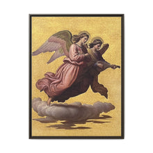 Two angels floating (1865) tempera art by Johann von Schraudolph - NOMADEN ART GALLERY