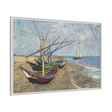 Vincent van Gogh's Fishing Boats on the Beach at Saintes-Maries (1888) - NOMADEN ART GALLERY
