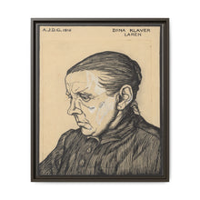 Portret van Dina Klaver (1916) by Julie de Graag - NOMADEN ART GALLERY