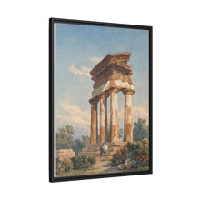 A Temple Ruin in Agrigento (c. 1825) by Carl Wilhelm Götzloff: A Classical Landscape