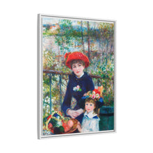 Dos hermanas (en la terraza) (1881) de Pierre-Auguste Renoir 