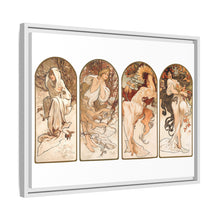 Alphonse Maria Mucha's The Seasons (1897). Famous Art Nouveau artwork