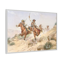 Apache Indians on Horseback by Herman Wendelborg Hansen