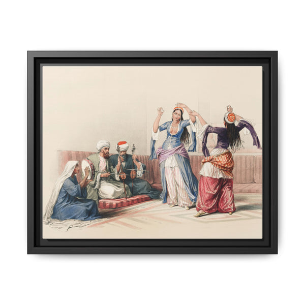 Dancing girls at Cairo illustration by David Roberts (1796–1864) - NOMADEN ART GALLERY