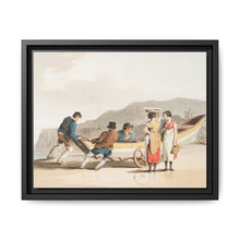Illustration of fishermen from The Costume of Yorkshire (1814) by George Walker - NOMADEN ART GALLERY