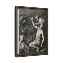 The martyrdom of Saint Laurence of Rome. Etching after J. Ribera.