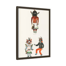 Hopi Katcinas - Piokot Turkwinu Turkwinu Mana (1895) drawn by the native people from the book of Jesse Walter Fewkes