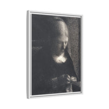 The Artist’s Mother Doing Embroidery (ca. 1882–1883) by Georges Seurat.
