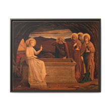 The women at the grave of Christ: anangel tells them that he is risen. Colour lithograph by M. and N. Hanhart after J.E. Goodall after Fra Angelico. - NOMADEN ART GALLERY