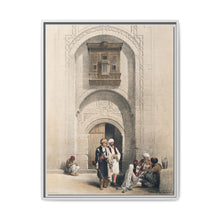 Modern mansion showing the arabesque architecture of Cairo illustration by David Roberts (1796–1864) - NOMADEN ART GALLERY