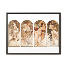 Alphonse Maria Mucha's The Seasons (1897). Famous Art Nouveau artwork - NOMADEN ART GALLERY