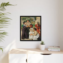 La familia del artista (La Famille de l'artiste) (1896) de Pierre-Auguste Renoir. 