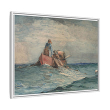 Hauling in the Nets (1887) by Winslow Homer