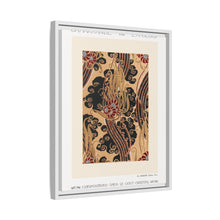 Flower pattern Art Deco stencil print in oriental style. Original from our own 1914 edition of Samarkande