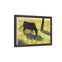 Black Cow in a Meadow (ca. 1881) by Georges Seurat