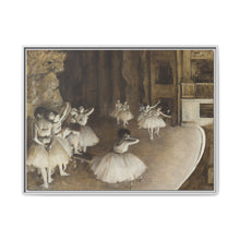 Ballet Rehearsal on Stage (1874) by Edgar Degas - NOMADEN ART GALLERY