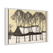 Farm in the snow (1918) by Julie de Graag