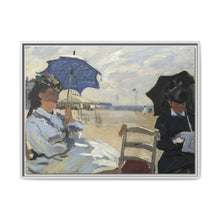 Claude Monet's The Beach at Trouville (1870) - NOMADEN ART GALLERY