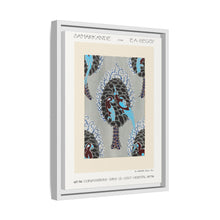 Estampado pochoir con estampado de pájaros Art Nouveau en estilo oriental
