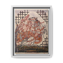 A scene from the Ramayana: Hanuman catching Virunyananti . Gouache painting by a Thai artist. - NOMADEN ART GALLERY