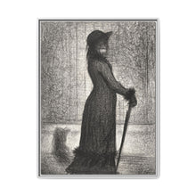Georges Seurat's Woman Strolling (1884) - NOMADEN ART GALLERY