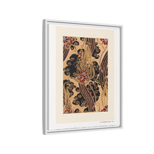 Flower pattern Art Deco stencil print in oriental style. Original from our own 1914 edition of Samarkande