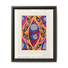 Flower pochoir pattern in Art Nouveau oriental style - NOMADEN ART GALLERY