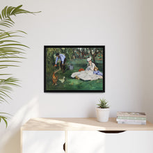 La familia Monet en su jardín de Argenteuil (1874) de Édouard Manet 