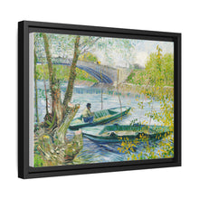 Fishing in Spring, the Pont de Clichy (Asnières) (1887) by Vincent Van Gogh - NOMADEN ART GALLERY