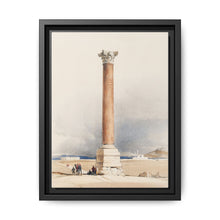 Pompey's Pillar Alexandria illustration by David Roberts (1796–1864). - NOMADEN ART GALLERY