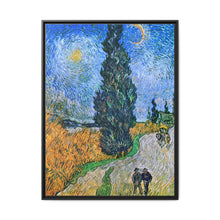 Vincent van Gogh's Road with Cypress and Star (1890) - NOMADEN ART GALLERY