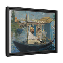 Monet en su barca (c. 1874) de Edouard Manet