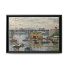 Claude Monet's Bridge at Argenteuil on a Gray Day (1876) - NOMADEN ART GALLERY