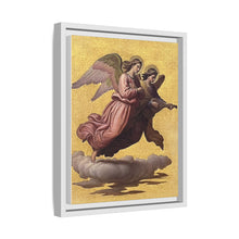 Two angels floating (1865) tempera art by Johann von Schraudolph