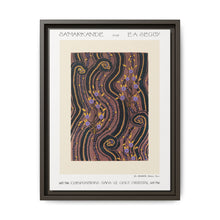 Art Deco Flower pattern pochoir print in oriental style - NOMADEN ART GALLERY
