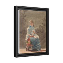 Young Woman Sewing (1876) by Winslow Homer - NOMADEN ART GALLERY