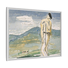 A weary pilgrim (1936) watercolor by Mikulas Galanda