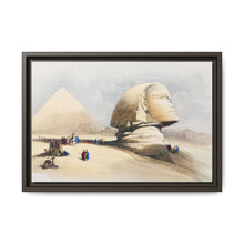 The Great Sphinx Pyramids of Gezeeh illustration bby David Roberts (1796–1864) - NOMADEN ART GALLERY