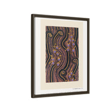 Art Deco Flower pattern pochoir print in oriental style