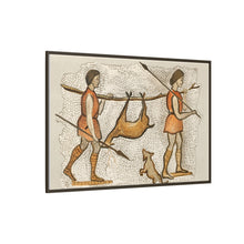 Hunter-Gatherer Mosaic: Vintage Encyclopaedia Art (1891)