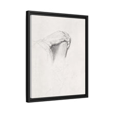 La mano de Poussin, según Ingres (ca. 1875-1877) de Georges Seurat