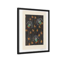 Estampado de pochoir con estampado floral Art Déco de estilo oriental. Original de nuestra edición de Samarkande de 1914.