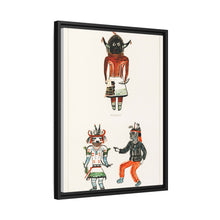 Hopi Katcinas - Piokot Turkwinu Turkwinu Mana (1895) drawn by the native people from the book of Jesse Walter Fewkes