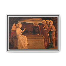 The women at the grave of Christ: anangel tells them that he is risen. Colour lithograph by M. and N. Hanhart after J.E. Goodall after Fra Angelico. - NOMADEN ART GALLERY