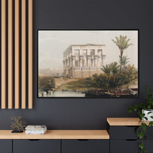 The hypaethral temple at Philae called the Bed of Pharaoh illustration by David Roberts (1796–1864)