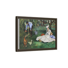La familia Monet en su jardín de Argenteuil (1874) de Édouard Manet 