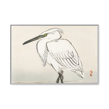 Snowy egret by Kōno Bairei (1844-1895) - NOMADEN ART GALLERY