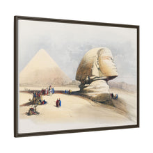 The Great Sphinx Pyramids of Gezeeh illustration bby David Roberts (1796–1864)